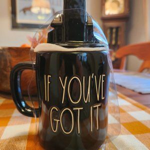 Rae Dunn Halloween Mug with Topper